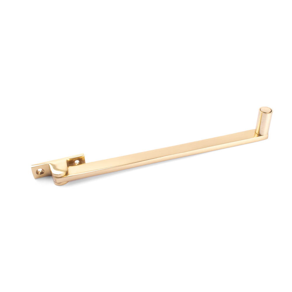 Dart Roller Arm Stay 200mm - Polished Brass